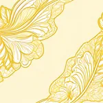 pale yellow lacy trim image